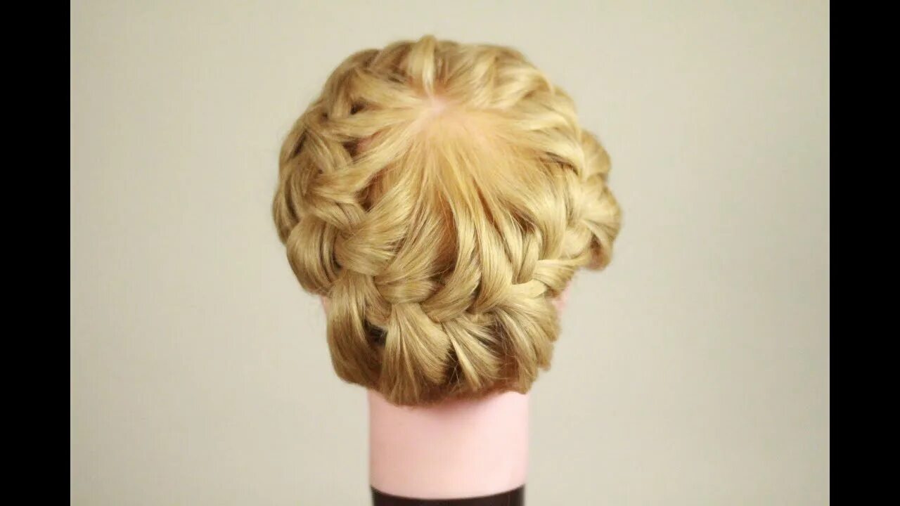 Прическа корзинка фото Прическа корзинка подробный урок. Hairstyle "Basket" classic braiding - YouTube