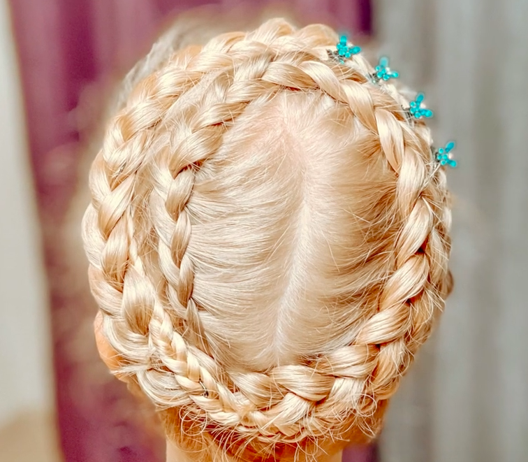 jehat hair Hair inspiration, Milkmaid braid, Hair styles