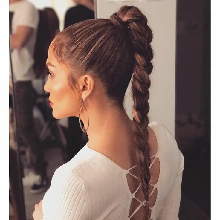 Прическа коса длинные волосы фото 37 Fresh Ways to Wear a Ponytail This Summer High ponytail hairstyles, Elegant p