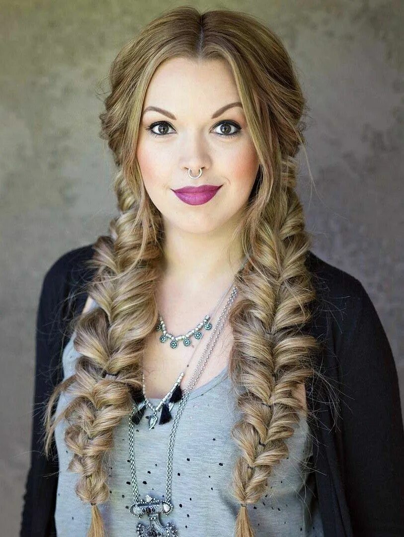 Прическа коса длинные волосы фото 20 Ways to Style a Pull Through Braid in 2024 - The Right Hairstyles Penteados c