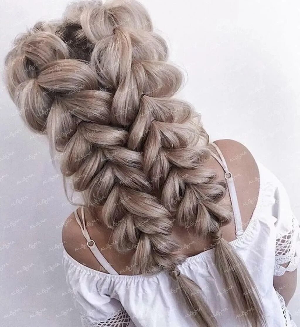 Double French braids. Hair styles, Long hair styles, French plait hairstyles