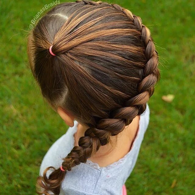 Прическа косички для девочки простая Pin on Hairstyles Kids hairstyles, Braids for long hair, Hair styles