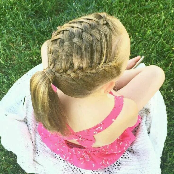 Прическа косички для девочки простая Pin by jamie busch on Hairstyles for the girls Hair styles, Ballet hairstyles, S