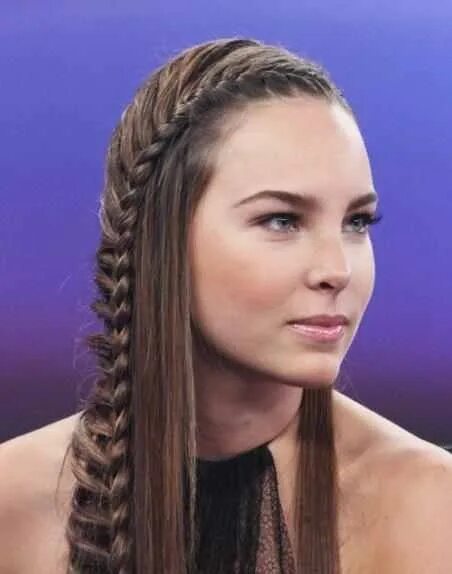 Прическа косички на длинные волосы фото Sleek waterfall braid Braids for long hair, Cool braid hairstyles, Long hair sty