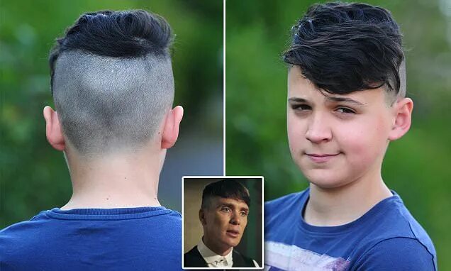 Прическа козырек фото Stockport boy 'isolated' due to Peaky Blinders haircut