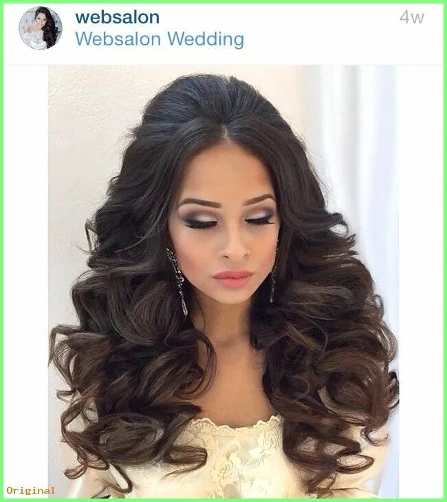 Прическа красивые локоны на длинные волосы 50+ Long Hair - Bridal hair / make-up #formalhairstyleshalfuphalfdown #halfuphal