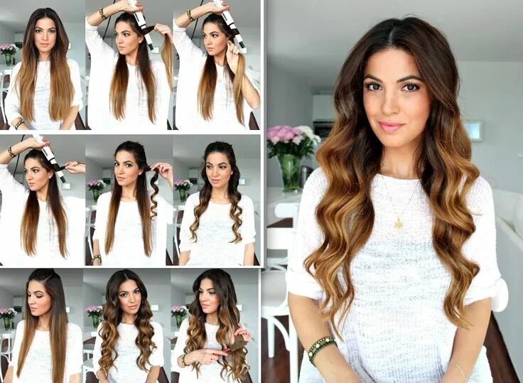 Прическа красивые локоны на длинные волосы Curly Hairstyles - Ideas And Advice For Naturally Curly Hair Como fazer cabelo o