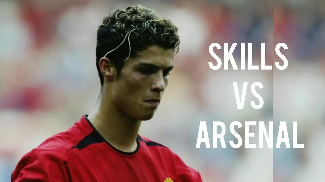 Прическа криштиану роналду в молодые годы Cristiano Ronaldo Skills vs Arsenal *2004/2005* - YouTube