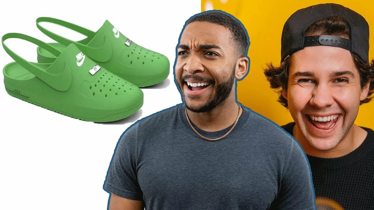 Прическа крокс мужская Nike x Crocs, David Dobrik Releases Perfume, Walmart Clothing Brand - YouTube