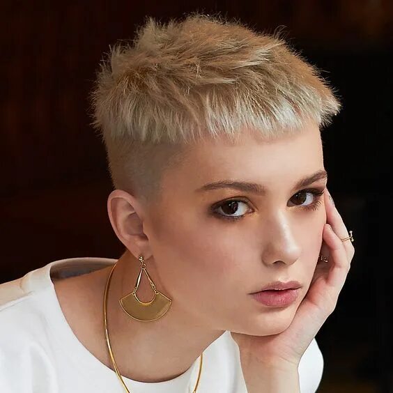 Прическа кроп на короткие волосы Pin on Short Hair Really short hair, Very short hair, Super short hair