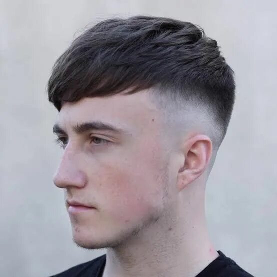 Прическа кроп с длинной челкой Pinterest Mens hairstyles, Fade haircut, Faded hair