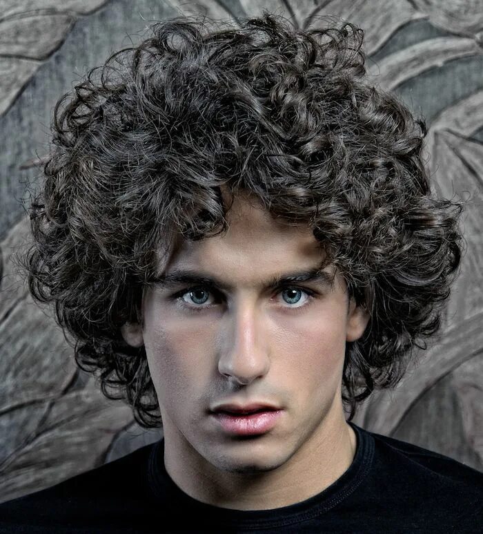 Прическа кучеряшки мужская Cheveux bouclés homme - notre grain de sel en tuto Men's curly hairstyles, Curly