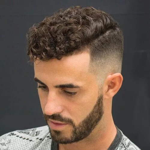 Прическа кудри мужская 27 Cool Short Sides Long Top Haircuts For Men in 2024 Curly hair fade, Mens hair