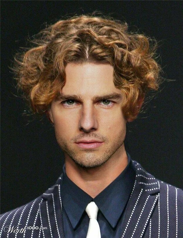 Прическа кудри мужская средняя Hair-Don'ts - weir hair -do ..TOM CRUICE Men's curly hairstyles, Curly hair men,