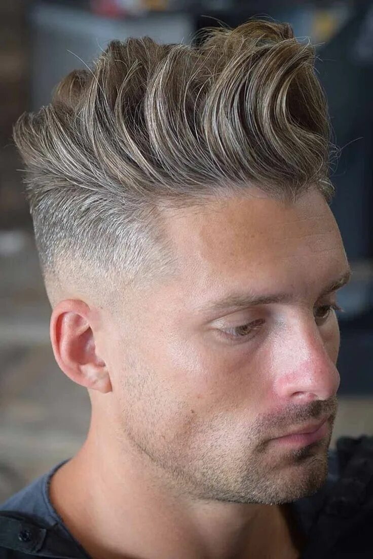 Прическа квифф мужская Temp Fade Haircut For Men With A Perfect Sense Of Style Haircuts for men, Mens h