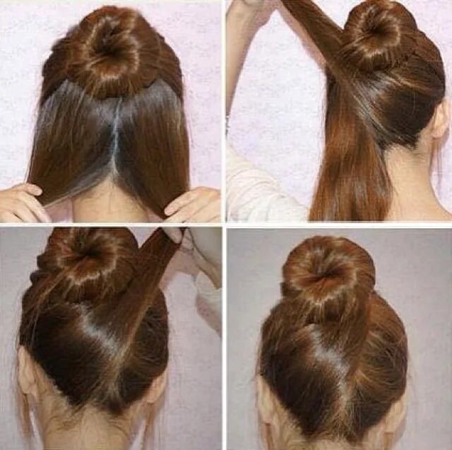 Прическа легкая шишка Perf bun Hair styles, Hair tutorial, Interview hairstyles