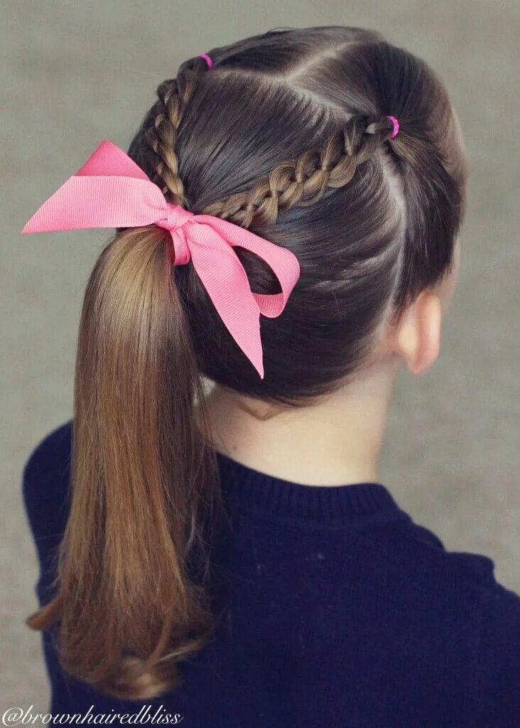 Прическа легкие 1 сентября Pin by 001 - on Peinados sencillos con trenzas in 2024 Toddler hair, Girls hairs