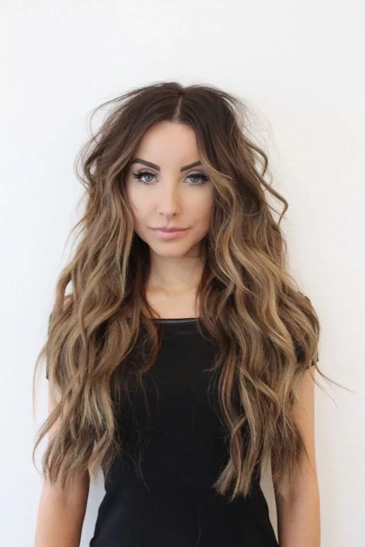 Прическа легкие волны Pin on Hair dye Long hair styles, Hair waves, Beach wave hair