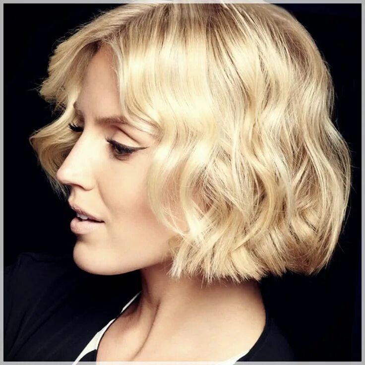 Прическа легкие волны на короткие волосы Bob Haircut 2019: trends and photos Bob hairstyles, Blonde bob haircut, Hair cut