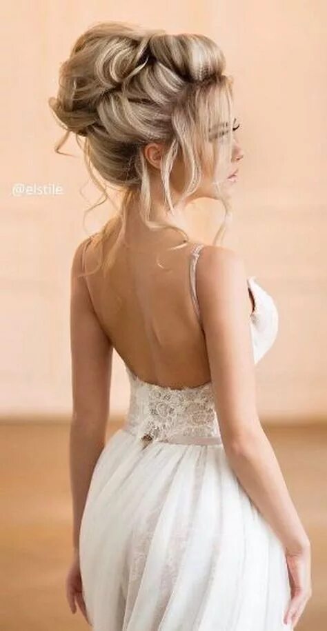 Прическа легкому платью ❤ 100 Wow-Worthy Long Wedding Hairstyles from Elstile - Hi Miss Puff - Page 4 We