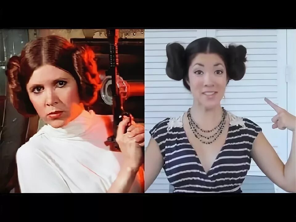 Прическа леи как сделать ► Princess Leia Sock Buns for Halloween!◄ - YouTube