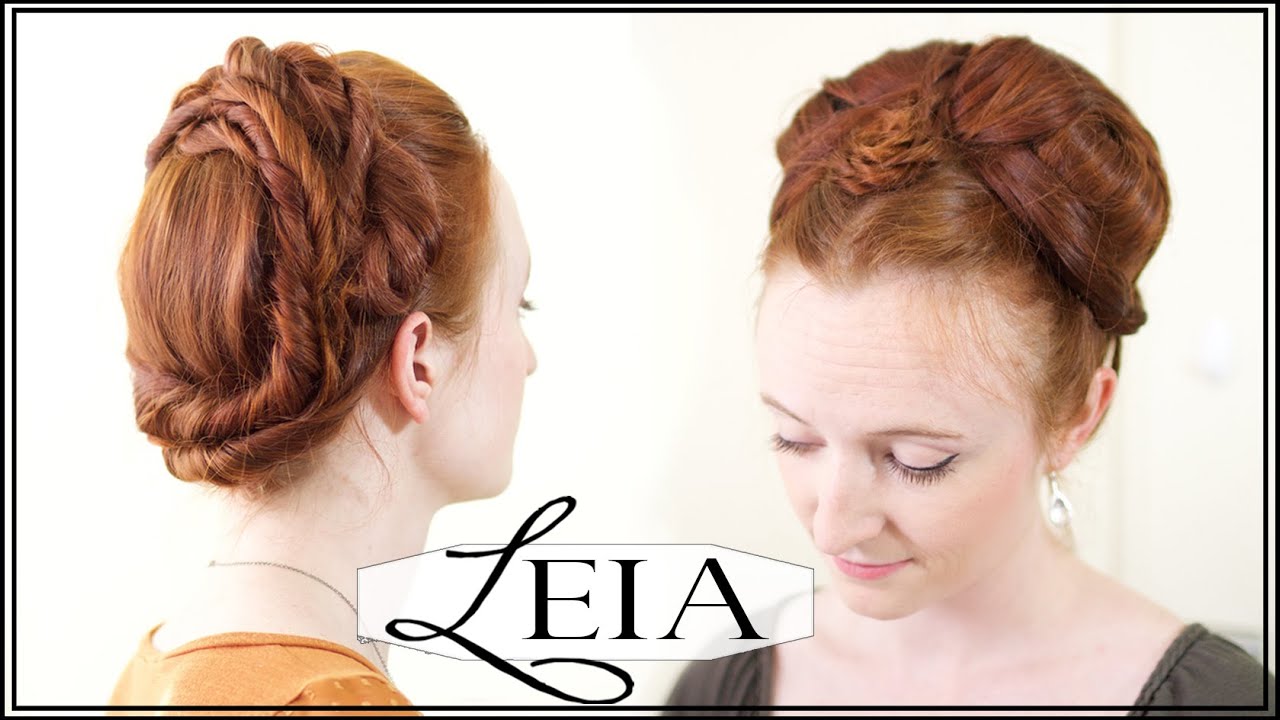 Прическа леи как сделать Leia Hair Tutorial from Star Wars: the Force Awakens - YouTube