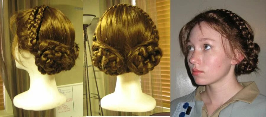 Прическа леи как сделать Leia on Endor hairstyle Princess leia hair, Hair styles, Starwars hairstyles