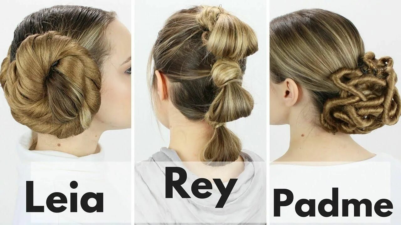 Прическа леи как сделать Recreate Iconic Star Wars Hairstyles