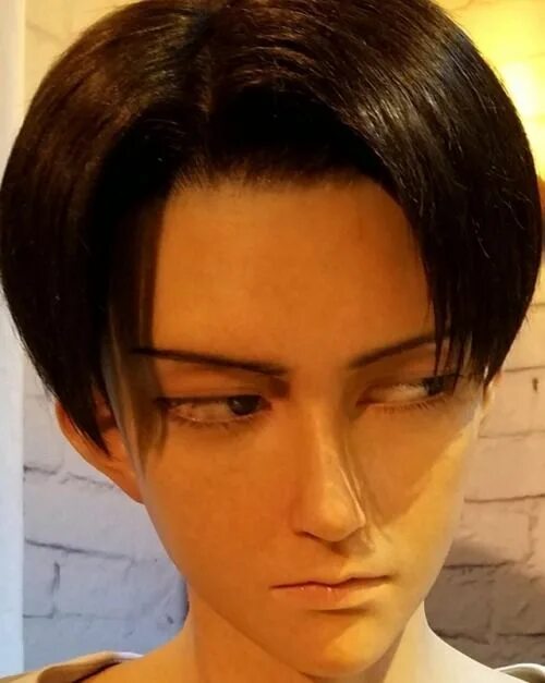 Прическа леви как сделать only one man - Some more details of the Levi wax sculpture from... Levi cosplay,