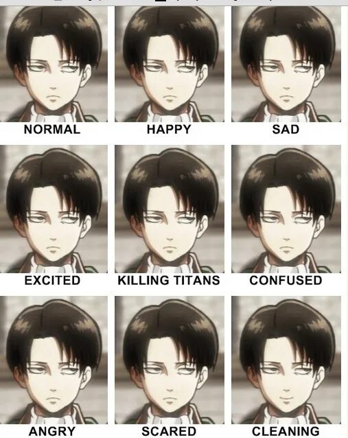 Прическа леви как сделать AHAHA, yes, cleaning makes mr.corporal very happy Anime memes funny, Attack on t