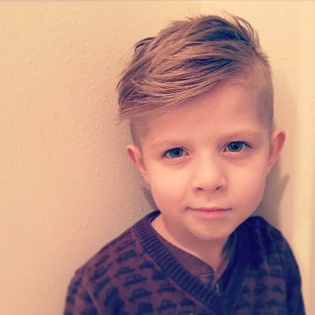 Прическа мальчик бок фото My big boy #Keslerchad6 . Last pic of 2014 of this handsome guy. #boyhaircut #ki