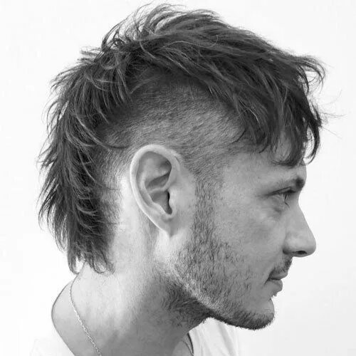 Прическа малет 2024 57 Cool Mullet Haircuts For Men (2022 Style Guide) Mullet haircut, Mohawk haircu