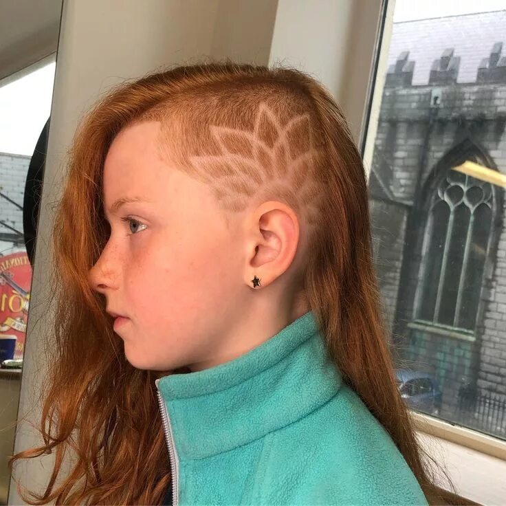 Прическа маллет для девочек 11 лет Pin on Shavedsides, Undercut, Mullet