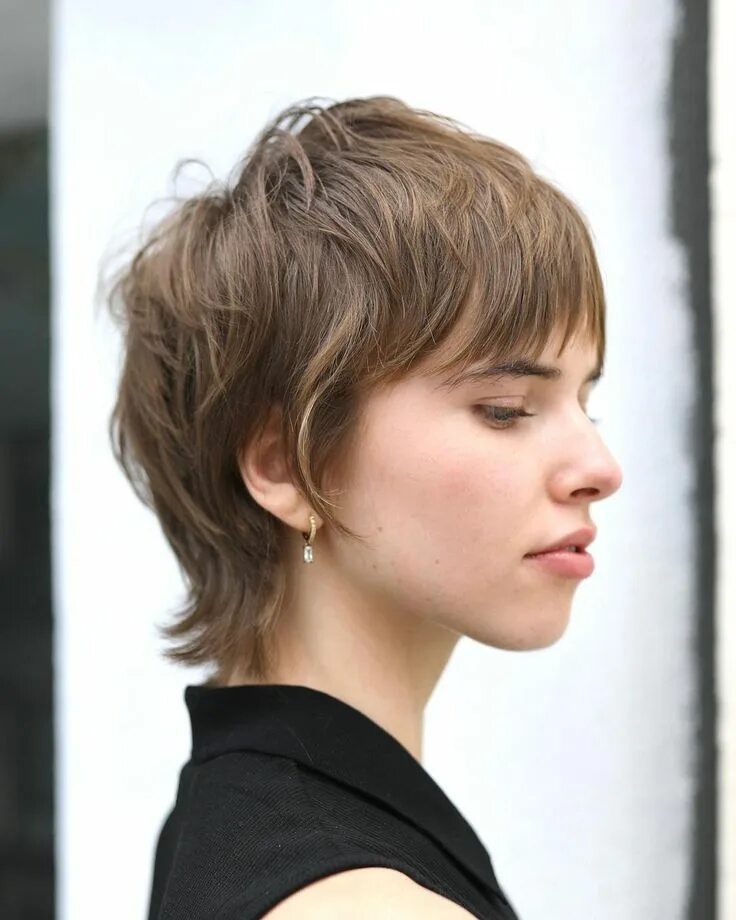 Прическа маллет женский 2023 Short Mullet Haircut by @hirohair . #modernhair# mullet# hirohair# LAhair# LAhai