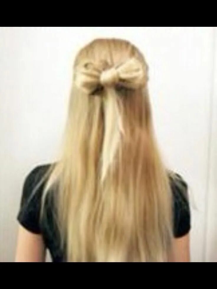 Прическа мальвина How to Create a Bow Shaped Ponytail Hair beauty, Hair makeup, Hair styles