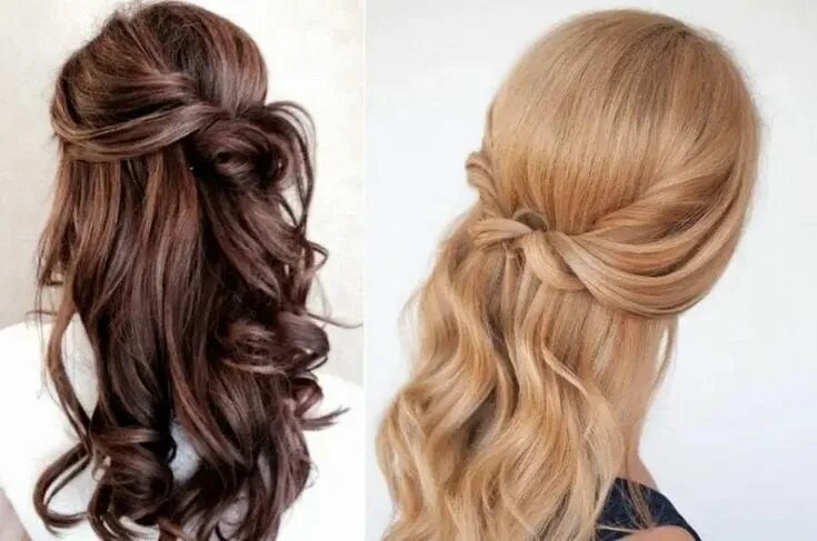 Прическа мальвина Semirecogidos sencillos - Ideas para las fiestas navideñas Hair styles, Hair tre