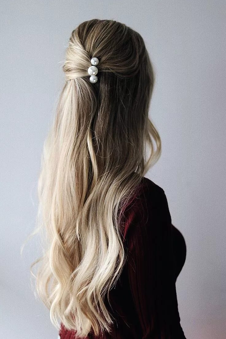 Прическа мальвинка на длинные волосы для женщин FALL HAIR TRENDS - EASY FALL HAIRSTYLES - Alex Gaboury Ideias de cabelo, Cabelo,