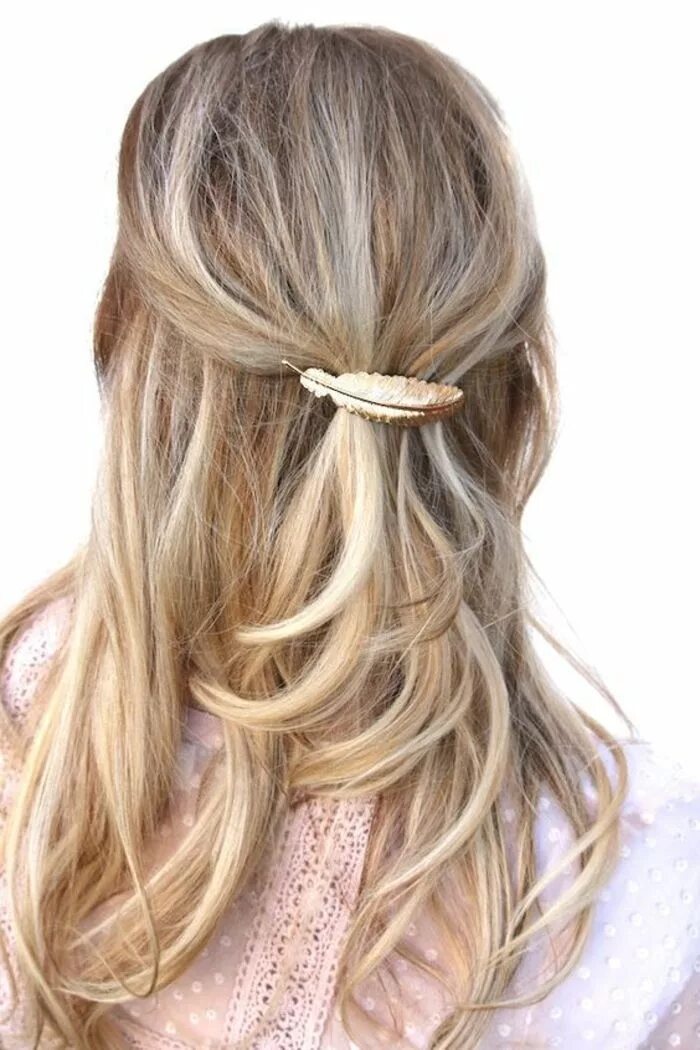 Semirecogidos sencillos - Ideas para las fiestas navideñas Hair styles, Hair tre