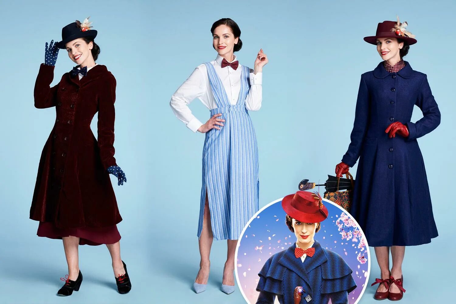 Прическа мэри поппинс как сделать Get glamorous Mary Poppins' high-end look for less on the High Street The Sun