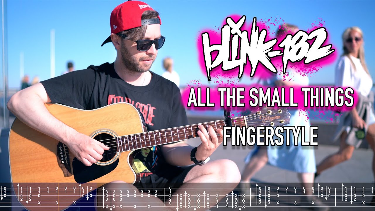 Прическа милет 2024 blink-182 - All The Small Things Fingerstyle + Free tabs - YouTube