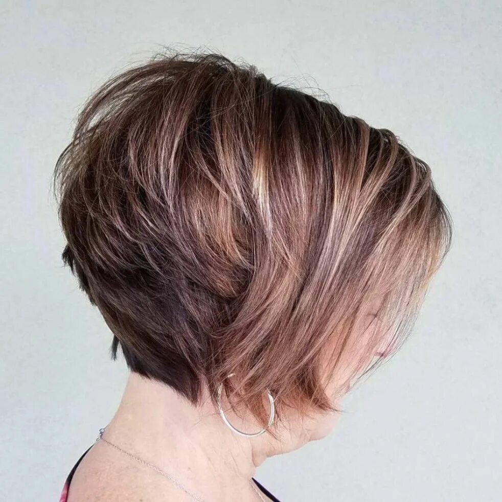 Прическа многослойный боб женская 50+ Pixie Bob Hairstyle Cool hairstyles, Hair styles, Modern hairstyles