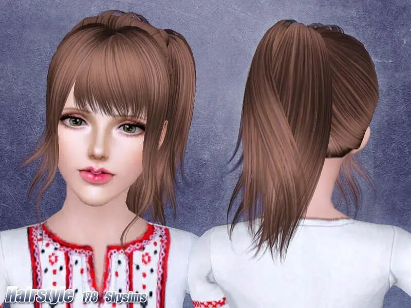 Прическа мод Épinglé sur Coiffure Femme (Sims 3)