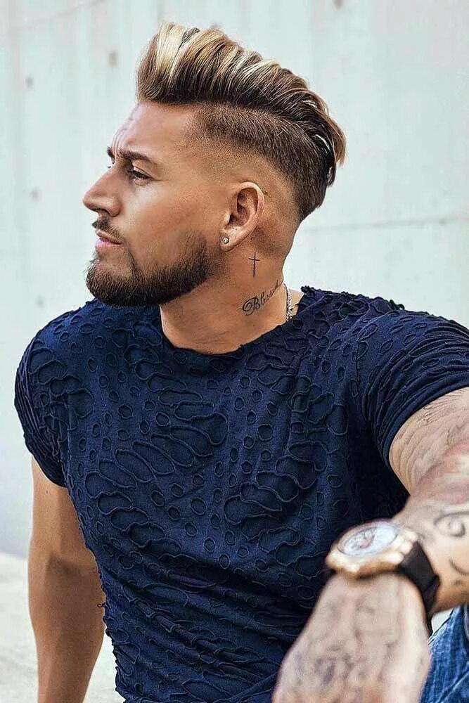 Прическа mod мужская Latest haircuts for short hair men.. #haircutsforshorthairmen Undercut men, Mens