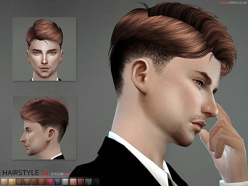 Прическа mod мужская The Sims Resource - Male Hairstyles