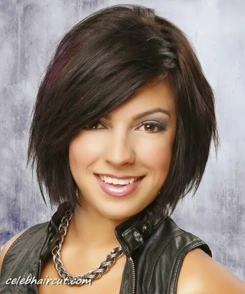 Прическа молодежная женская на средние волосы Women Medium Haircuts with Bangs 2014 Medium haircuts with bangs, Medium hair cu