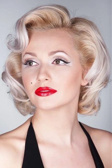 Прическа монро фото Pin by iluv you on PROㅡIND Short hairstyles for thick hair, Marilyn monroe hair,