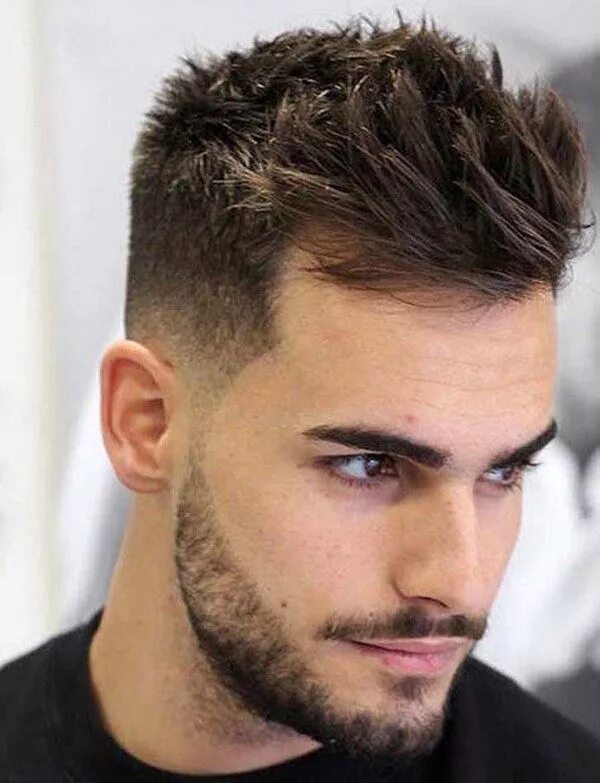 Прическа мужская 3 Модные мужские стрижки, прически 2024-2025 - фото, новинки Mens hairstyles short