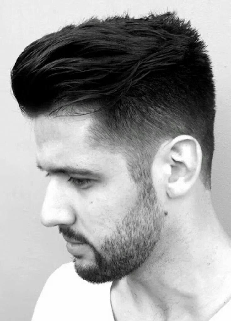 Прическа мужская без боковых Pin on Cabelos Pompadour haircut, Haircuts for men, Mens hairstyles thick hair