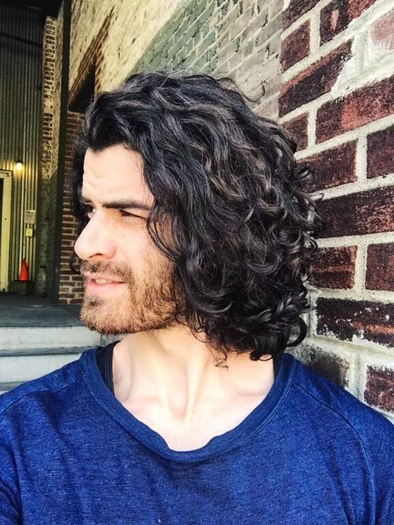 Прическа мужская длинная кудрявая long curly hair for men / long curly hair men / rizos / long natural hair / men 