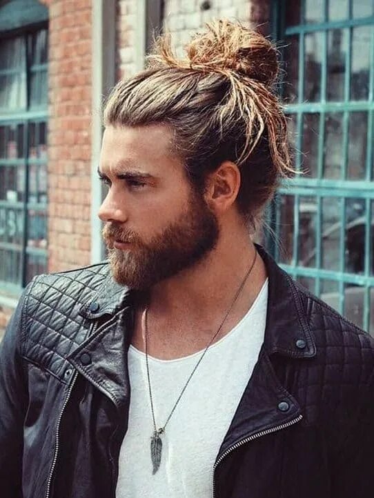 Прическа мужская небрежно 40 Types of Man Bun Hairstyles Gallery + How To Long hair styles men, Man bun ha